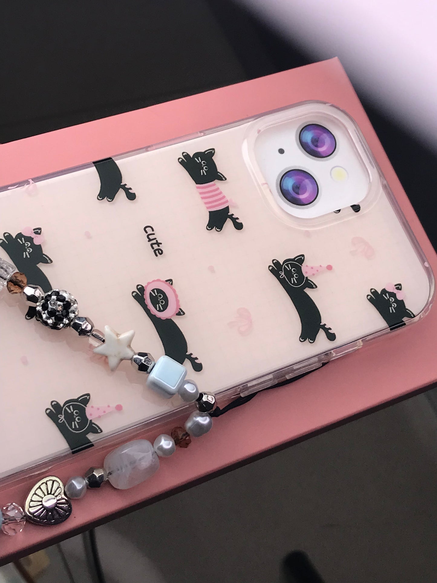 Cat Design Case with Cham
