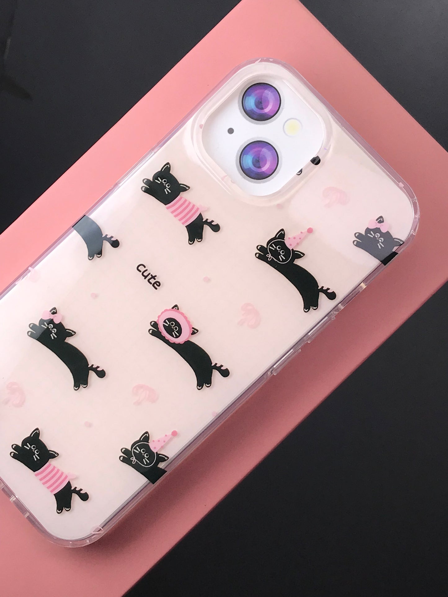 Cat Design Case with Cham