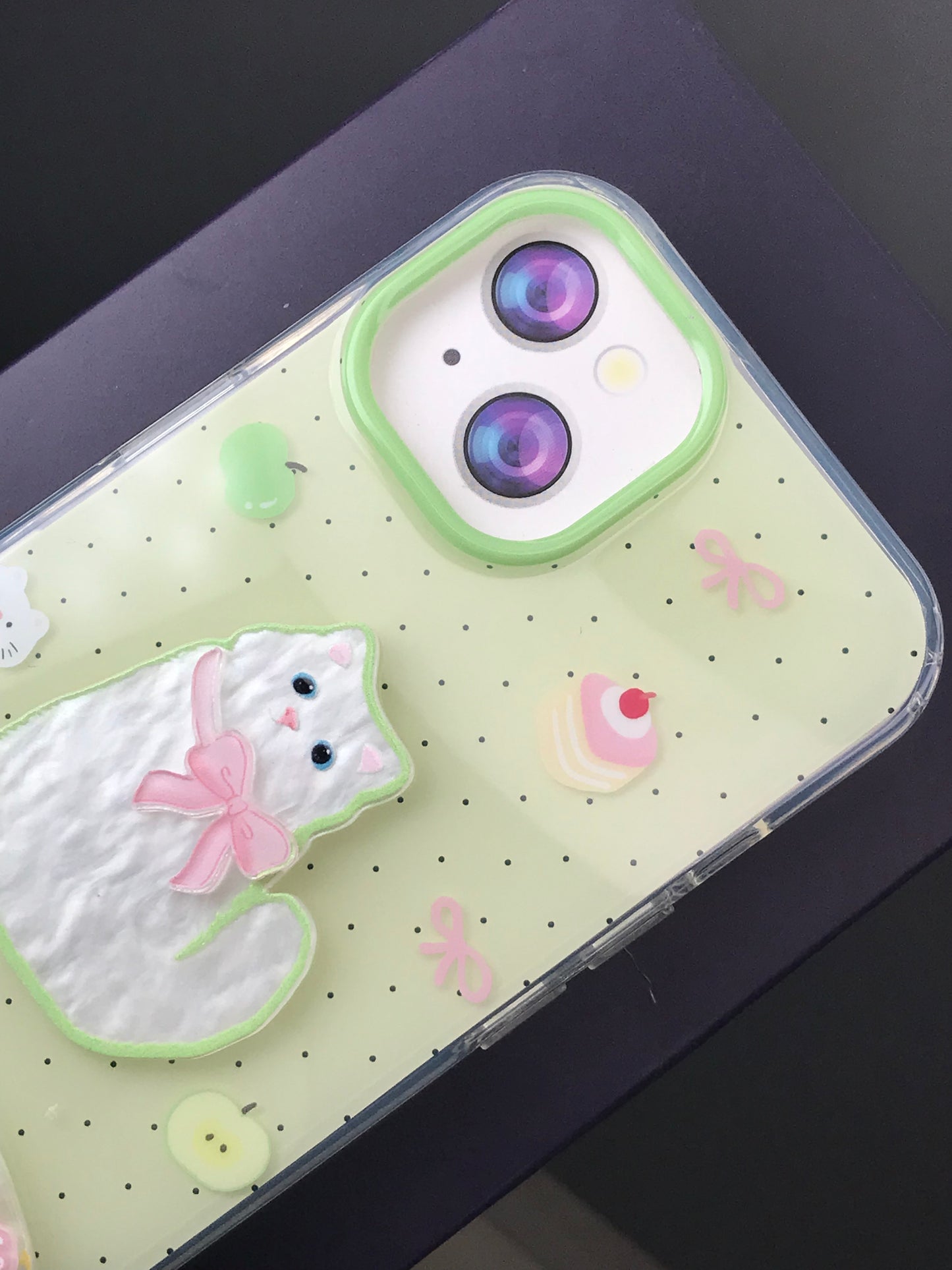 New I phone 14 3D Cat Design Case (00234)