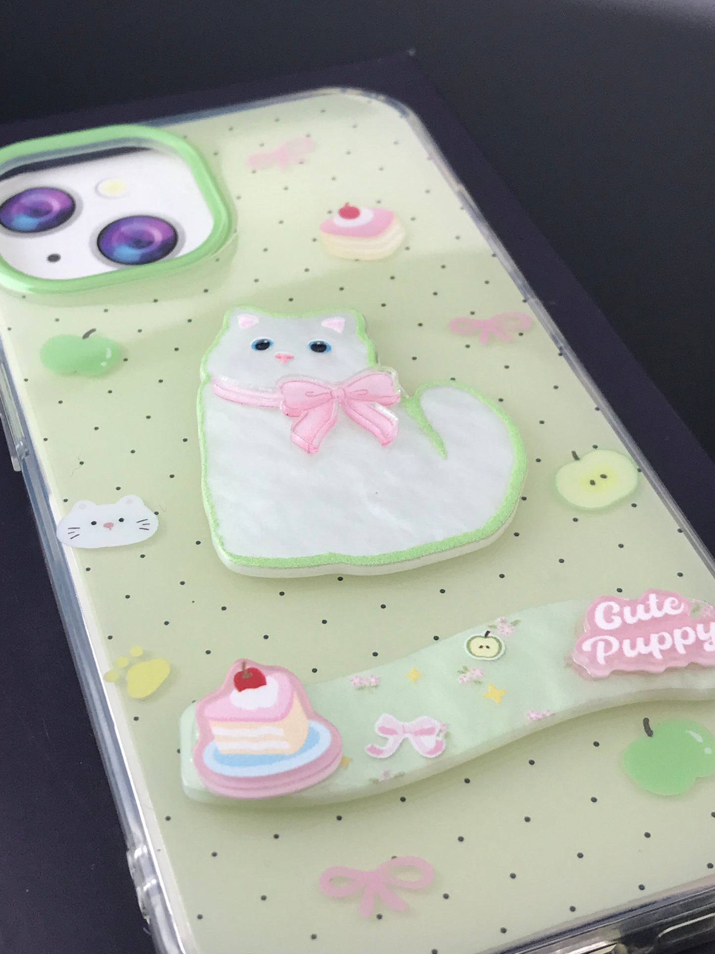 New I phone 14 3D Cat Design Case (00234)