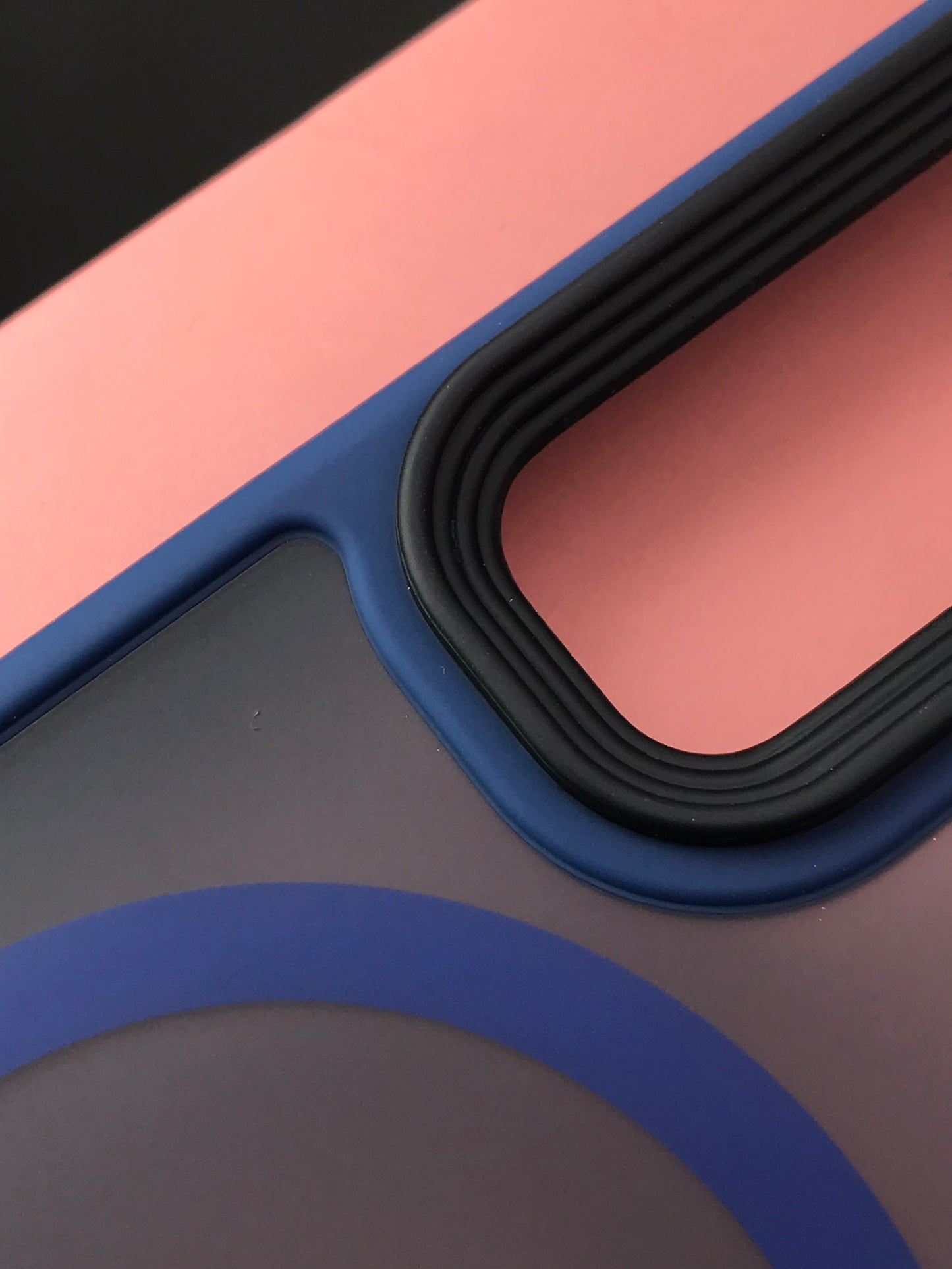 Matt Finish Magsafe Armor Case with Metal Bottom (S003)