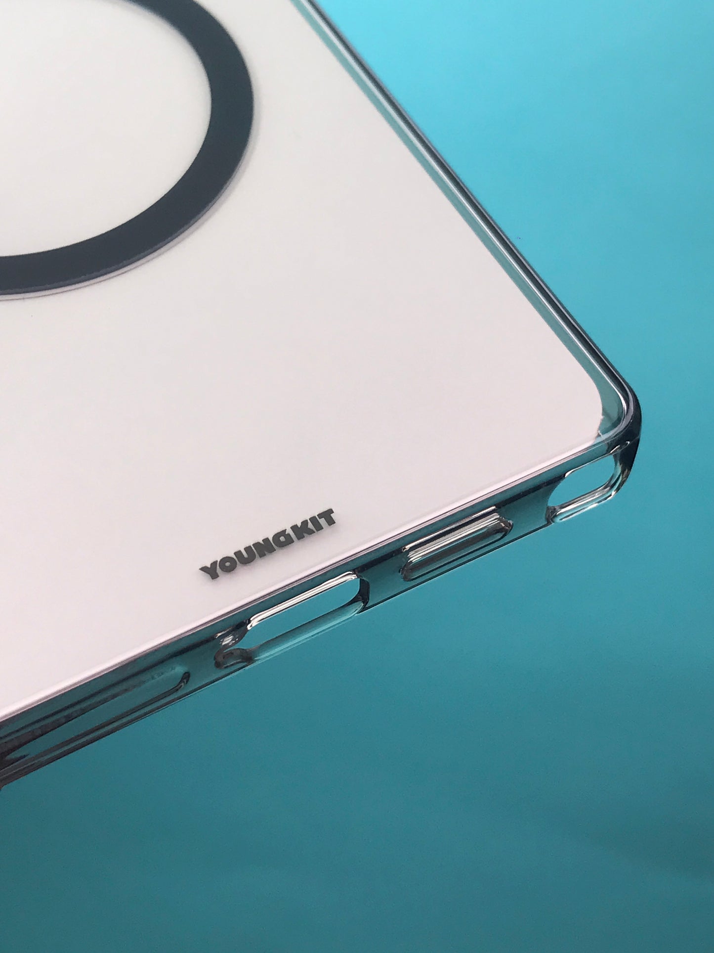 Glossy Magsafe Magic Mattel Ring Case