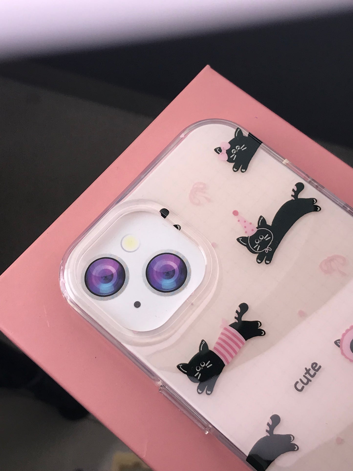 Cat Design Case with Cham