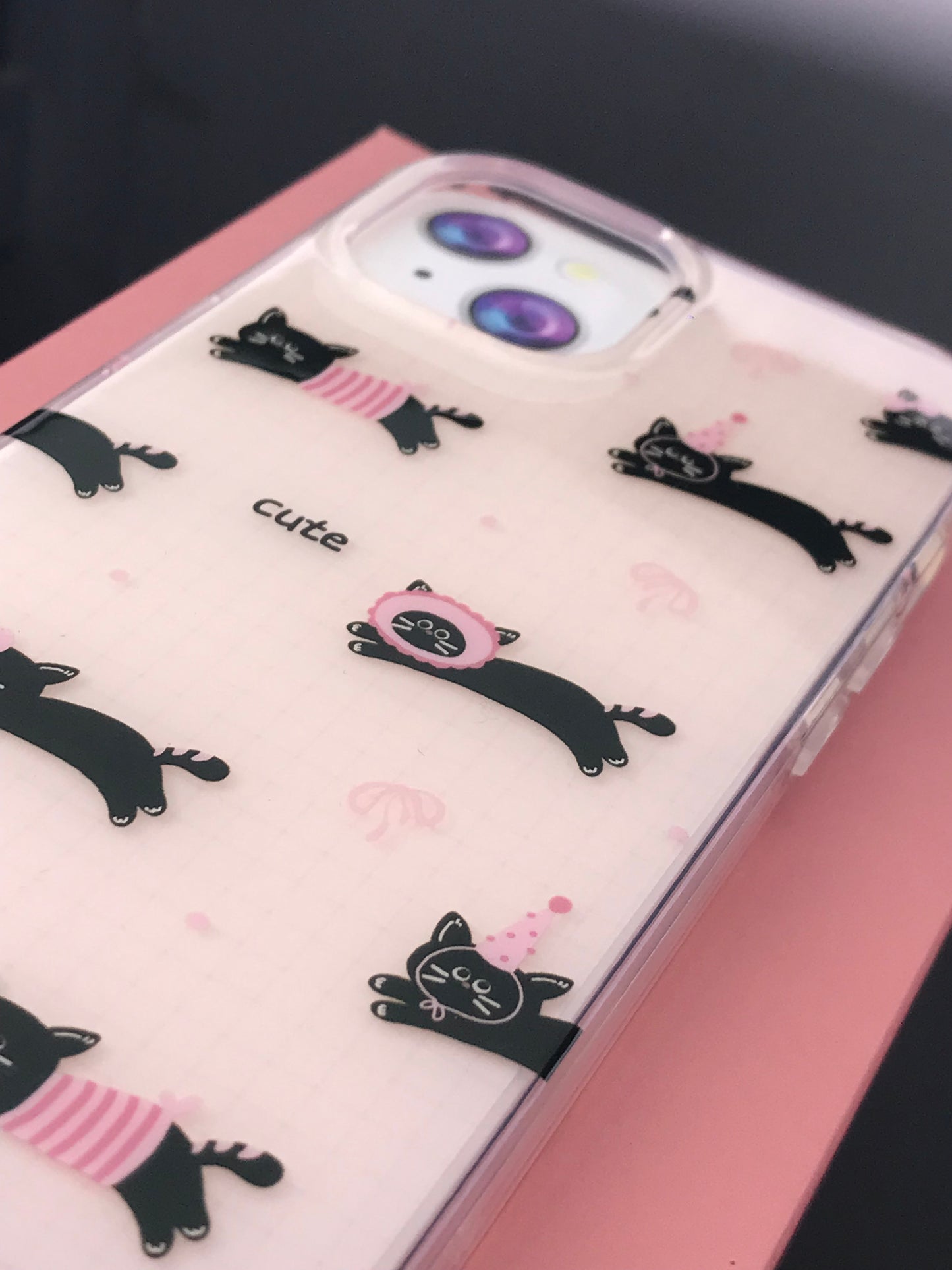 Cat Design Case with Cham
