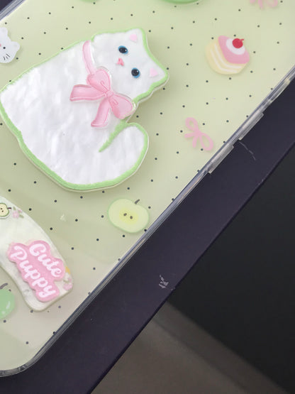 New I phone 14 3D Cat Design Case  (00234)