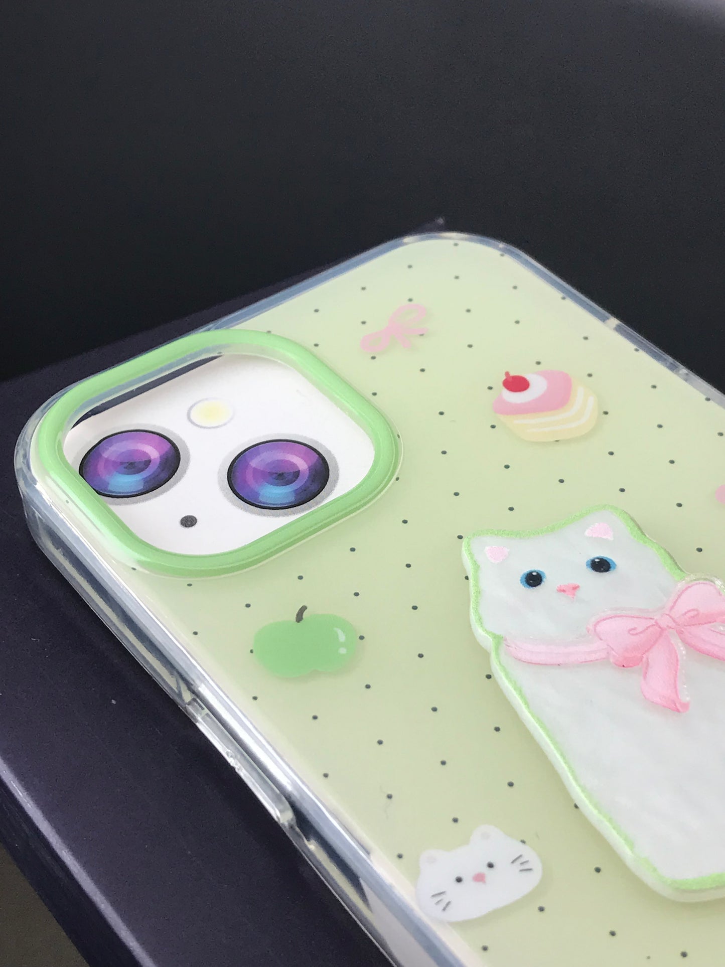 New I phone 14 3D Cat Design Case  (00234)