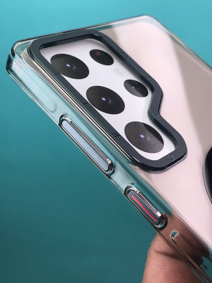 Glossy Magsafe Magic Mattel Ring Case