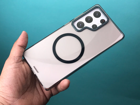Glossy Magsafe Magic Mattel Ring Case